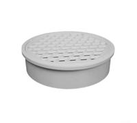 Tubo de drenaje de PVC resistente con cubierta de drenaje de suelo de balcón integrada, drenaje suave y bloqueo de desechos (160 mm)