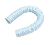 Tubo de drenaje flexible perforado no tejido de 4 pulgadas, manguera corrugada de alta compresión para patio, jardín, césped y drenaje de patio, 800 cm de largo, solución eficaz de gestión del agua