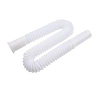 Tubo de drenaje flexible Tubo de desagüe expandible para fregadero, conector de lavabo corrugado, manguera de fontanería ajustable, para drenaje de lavabo, tubo de agua residual flexible con