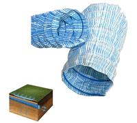 Tubo de drenaje francés corrugado de 2, 3, 4, 6, 8, 10 y 12 pulgadas, for exteriores, con infiltración suave, ideal for patios, casas, jardines, césped(Dia 10cm(4in),10m/32.8ft)
