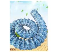 Tubo de drenaje francés, manguera perforada flexible de 10 cm para patio y jardín, tubo permeable flexible para drenaje de césped