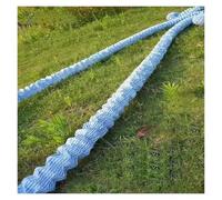 Tubo de drenaje permeable perforado, funda filtro no tejida, alambre acero espiral, flexible enterrado para patio, sótano, carretera, césped(Dia-15cm(5.9in),L25ft/7.6m)