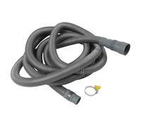 Tubo de drenaje plegable para caravana con adaptador ajustable, kit de manguera de alcantarillado expandible RV flexible reforzado PVC doble capa interior antiadherente (5 m)