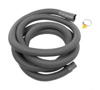 Tubo de drenaje plegable para caravana con adaptador ajustable, kit de manguera de alcantarillado expandible RV flexible reforzado PVC doble capa interior antiadherente (4 m)