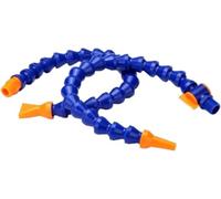 Tubo de enfriamiento flexible plástico, 2 piezas 400 mm 500 600 Enfriamiento agua 1/4 3/8 1/2 refrigerante Boquilla plana redonda torno CNC(400mm Round,1/4 Switch)