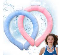 Tubo de enfriamiento para el cuello, anillo de hielo reutilizable, productos de refrigeración corporal, paquete de compresión fría de refrigeración caliente para alivio de sofocos y fiebre, mascotas