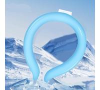 Tubo de enfriamiento para el cuello, collar de enfriamiento reutilizable con anillo de hielo para climas cálidos, paquete de gel congelado para trabajadores al aire libre, deportes, alivio del calor
