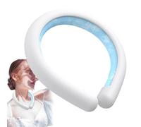 Tubo de enfriamiento para el cuello, envolturas reutilizables para el cuello, paquete de hielo de refrigeración portátil para cuello, enfriador de cuello manos libres, enfriadores de anillo para el