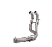 Tubo De Enlace Central Delantero Escape Completo Para Motocicleta, Aleación Titanio, Para Duke790, DU&KE 790, Todos Los Años(C Titanium Alloy)