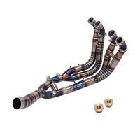 Tubo De Enlace De Cabecera De Aleación De Titanio Real De Escape De Sistemas Completos De Motocicleta Para S1000RR 2019-2022 S1000R 2021 2022 Automotor(4)