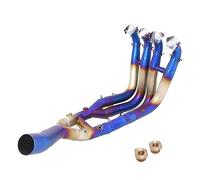 Tubo De Enlace De Cabecera De Aleación De Titanio Real De Escape De Sistemas Completos De Motocicleta Para S1000RR 2019-2022 S1000R 2021 2022 Automotor(5)