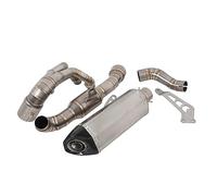 Tubo De Enlace De Escape De Sistema Completo De Motocicleta Silenciador De Aleación De Titanio Para Y&amaha MT09 MT 09 2021-2022 calle(2)