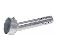 Tubo De Enlace Intermedio Escape 48 Mm Sección Intermedia del Escape De La Motocicleta Inserto Deflector Extremo Silenciador DB Killer Codo 175 Motocicleta(B)