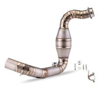 Tubo De Enlace Medio Del Silenciador Del Sistema Completo De Escape De Motocicleta De 51 Mm Para G310R G310GS 2017-2021 WEFOLCC(Titanium alloy)