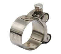 Tubo De Enlace Medio Escape 26-63 Mm Abrazadera De Sección Intermedia De Escape De Motocicleta De Acero Inoxidable Abrazaderas De Manguera Clip para Silenciador Tipo Deslizante(36-39mm)