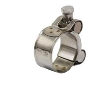 Tubo De Enlace Medio Escape 26-63 Mm Silenciador Tipo Slip-on Abrazadera Tipo Banjo para Escape De Motocicleta Abrazaderas para Manguera Clip Sección Intermedia del Escape(32-35mm)