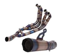 Tubo De Enlace Medio Escape para BMW S1000RR 2019-2022 S1000R 2021 2022 Silenciador Escape De Aleación Titanio Motocicleta Tubo Cola Enlace Delantero(2)