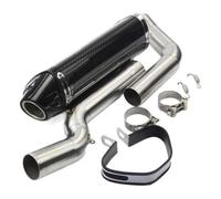 Tubo De Enlace Medio Escape para CBR600RR F5 2003-2020 CBR1000RR 2004-2007 Sistema Completo Tubo De Enlace Intermedio Silenciador De Fibra De Carbono Catalizador DB Killer(Style 2 CBR1000 04-07)