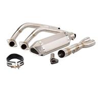 Tubo De Enlace Medio Escape para Y&amaha MT-07 FZ-07 2014-2023 para Tracer 7 GT 2020-2023 Silenciadores Extremo Motocicleta Sistema Completo Escape Motocicleta Tubo Silenciador(1)