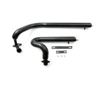 Tubo De Enlace Medio Escape para Y&amaha para Drag para Star para V Star 650 650A XVS650 DS650 XVS400 Todo El Año Tubo Escape para Motocicleta con Silenciador Silenciador(2)