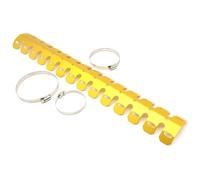 Tubo De Enlace Medio Escape para Y&amaha para XT 250 225 600 TW200 para WR 250X 450F YZ250 Silenciadores Protector De Tubo De Escape De Motocicleta Cubierta Protección Térmica(490mm 5)