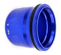 Tubo De Enlace Medio Escape para Yamaha T-MAX T MAX para TMAX 530 500 para Tmax500 XP530 2012 2013 2014 2015 2016 Silenciador Tubo Motocicleta Cubierta Punta Escape(Azul)