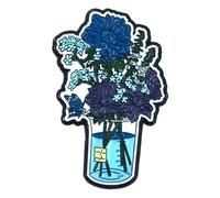 Tubo de ensayo de pin de esmalte para mujer, molécula de ADN, broche de aleación, Klein, Metal no precioso