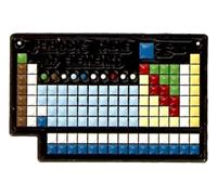 Tubo de ensayo de pin de esmalte para mujer, molécula de ADN, broche de aleación, Klein, Metal no precioso