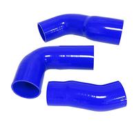 Tubo de entrada do carro Manguera De Tubo Turbo Intercooler De Silicona Para Coche, Negro/azul/rojo, Para B&MW E60 E61 5 SERIES 530d 525d 2003-2010 IENQBVL(Azul)