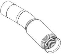 Tubo de escape 56132 DINEX