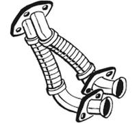 Tubo de escape 730-089 BOSAL para MERCEDES-BENZ 123 Sedán 123 T-Model 123 Coupé