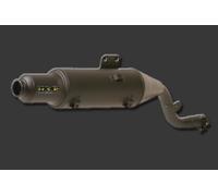 TUBO DE ESCAPE APROBADO MSR SILENCIADOR MOTO BMW R 80 / 100 GS ORIGINAL BLACK ACNR