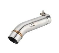 Tubo de escape Aramox apto para CB400, tubo de enlace medio de ventilaci¨®n de escape de modificaci¨®n de motocicleta