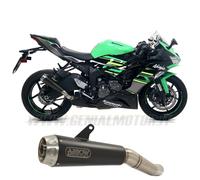 Tubo Escape Arrow Apro ProR Nichrom Negro Fod Inox KAWASAKI ZX-6R 636 2019 2020
