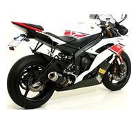 Tubo de escape Arrow de aluminio, oscuro, para Yamaha