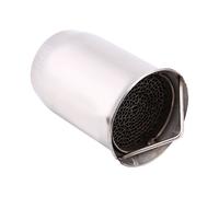 Tubo de escape, boquilla universal de 51 mm para silenciador, insonorización del supresor de ruido DB Killer, plata (D)