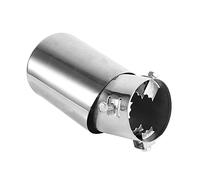Tubo de escape, cola de escape coche cola de escape escape de coche Tubo de escape Universal trasero redondo Acero inoxidable Auto Escape Silenciador Tubo de cola Punta de ajuste del tubo de escape