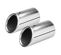 Tubo de Escape Cola Silenciador Acero Inoxidable 1par Tubo de Escape de Trim para B8 2007-2014