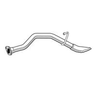 TUBO De Escape Compatible Para Daihatsu Cuore VI 1.0 08140