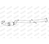 TUBO De Escape Compatible Para Opel Astra J W13 1.4 Turbo P12