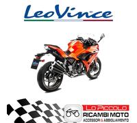 Tubo de Escape Completo 2/1 LeoVince Gp Doble Inoxidable Kawsaki 650 Ninja 2017