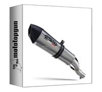 tubo de escape completo gpr homologado catalizado titano gp evo4, db-killer incluido, e4.y.190.cat.gpan.to compatible con yamaha mt-07 2017 2018 2019 2020 mototopgun
