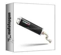 tubo de escape completo gpr homologado open aluminio negro evo4 road, db-killer incluido, scom.192.evo4 compatible con piaggio fly 125-150 2004 2005 2006 2007 2008 mototopgun