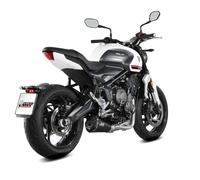 SISTEMA COMPLETO MIVV DELTA RACE NEGRO ACERO INOXIDABLE PARA TRIUMPH TRIDENT 660