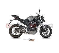 MIVV Sistema de escape GP con EG-BE Carbono, titanio, negro