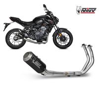Tubo De Escape Completo MIVV MK3 Carbono Alto para YAMAHA MT 07 2014 > 2024