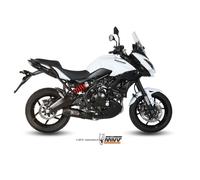 Tubo De Escape Completo MIVV Oval Carbono para Kawasaki Versys 650 2015 > 2020