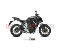 Tubo De Escape Completo MIVV Oval Carbono para Yamaha Mt-07 2014 > 2020