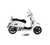 Tubo de Escape Completo MIVV Vespa GTS 300 2008 Moto Delta Race Black Scooter