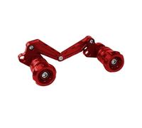Tubo de escape con barra anticaída y bola anticoli For XMAX 300 400 250 PCX160 NMAX 125 155 150 Za Motorcycle Muffler Sliders Rear Protective Crash Slider Guard(Bumper RED)